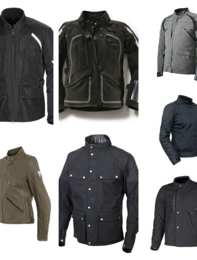 Collage of ADV/Touring jackets over 50 percent off for RevZilla deal of the week