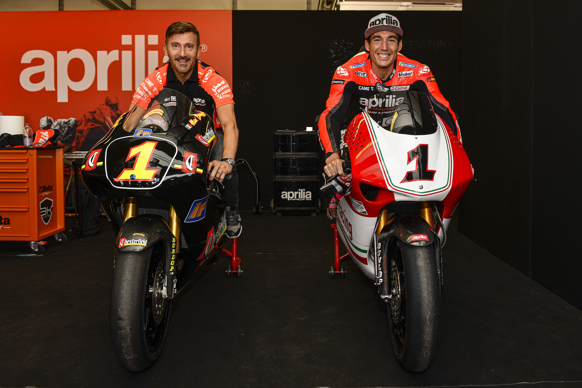 A view of the Aprilia Racing Days countdown, which includes free access to the misano world circuit