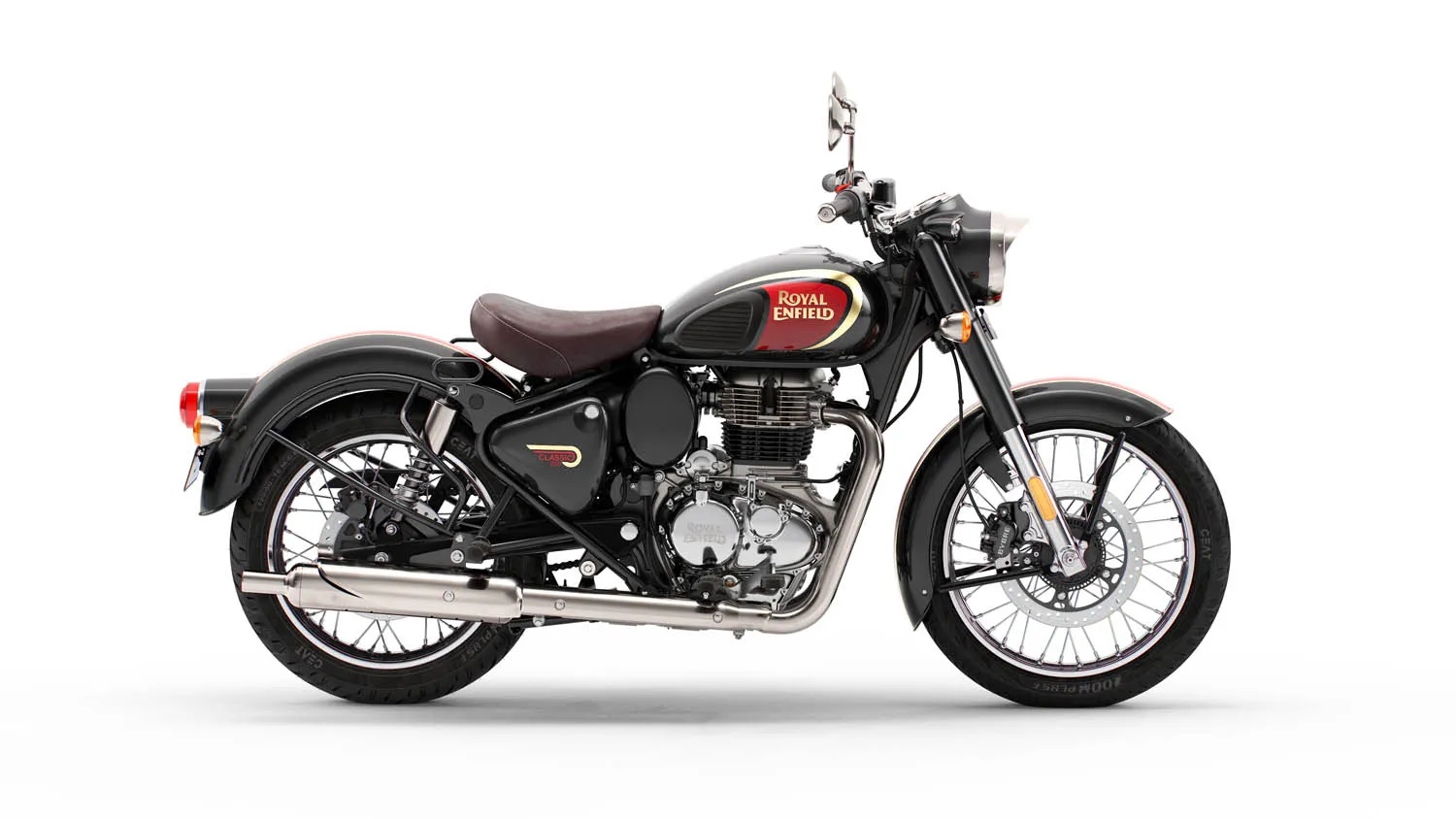 A view of the Royal Enfield Classic 350