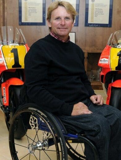 three-time 500cc world champion Wayne Rainey