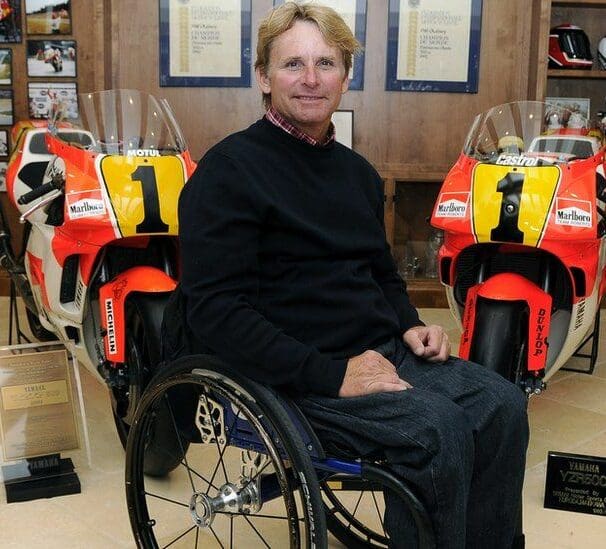 three-time 500cc world champion Wayne Rainey