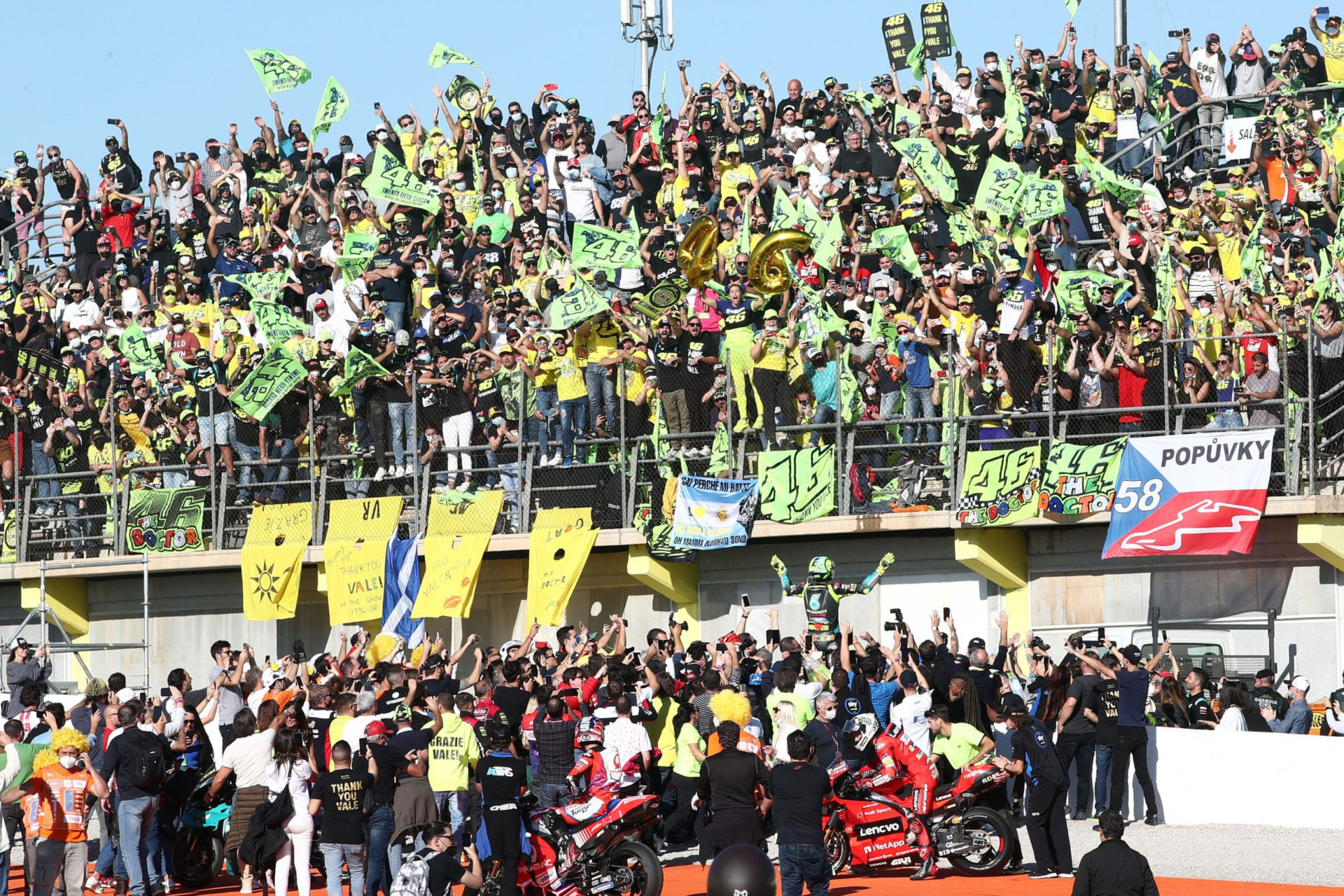 A view of Valencia (Gran Premio Motul de la Comunitat Valenciana), who won the best Grand Prix of 2021