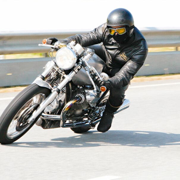 A view of classic and heritage motorcycles