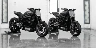 A view of the electric motorcycle offerings that will be made available in the new 'Electric Revolutionaries' exhibit at the Peterson Automotive Museum this April 12th