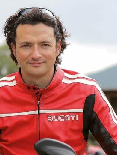 A view of Giulio Malagoli, Ducati Business And Product Strategy Director, who passed away last week