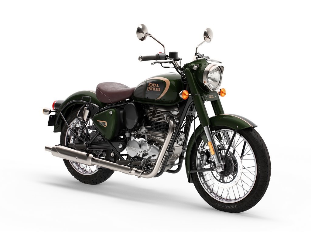 A view of the Royal Enfield Classic 350