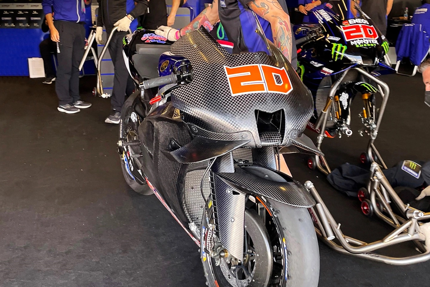 A view of the new aerodynamics being explored in MotoGP