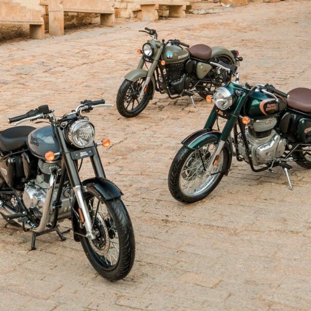 A view of the Royal Enfield Classic 350