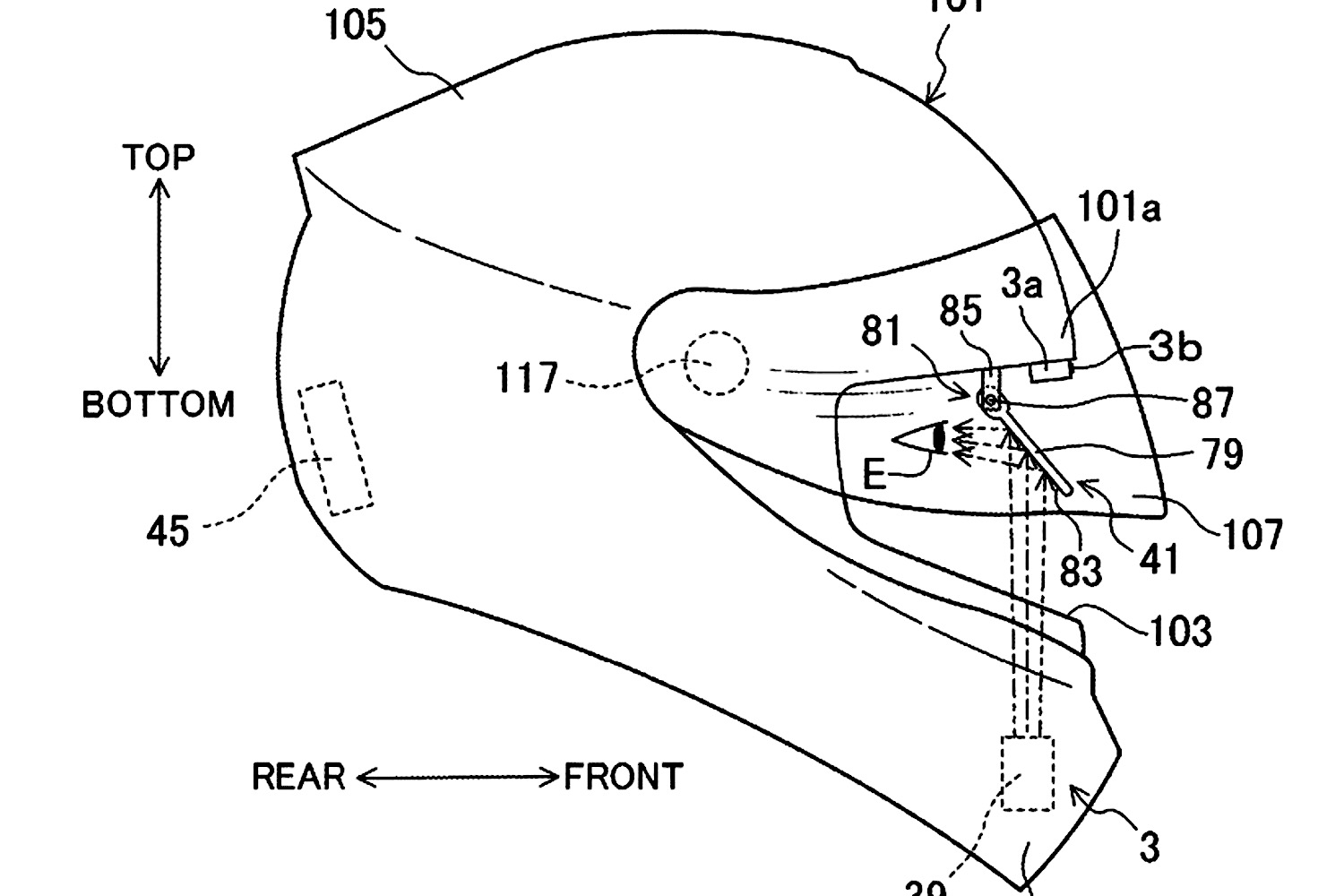 the Shoei Opticson helmet as showed at the recent Osaka and Tokyo motorcycle shows