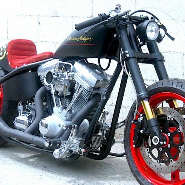 A view of the personalized bobber from the estate of the late Christian Audigier