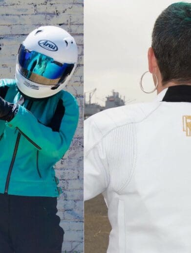 A view of the Raven Rova motorcycle gear that will be discounted at the crowdfunding campaign this coming Friday
