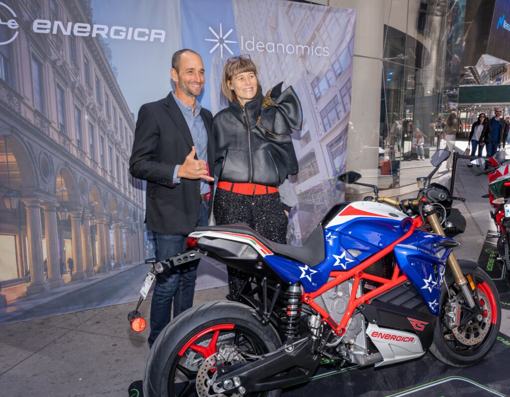 A view of Energica motorcycles in the bid to create a new kind of electric technique for the Electric motorcycle industry