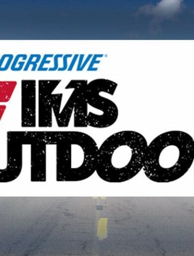 A view of the Progressive IMS Outdoors logo
