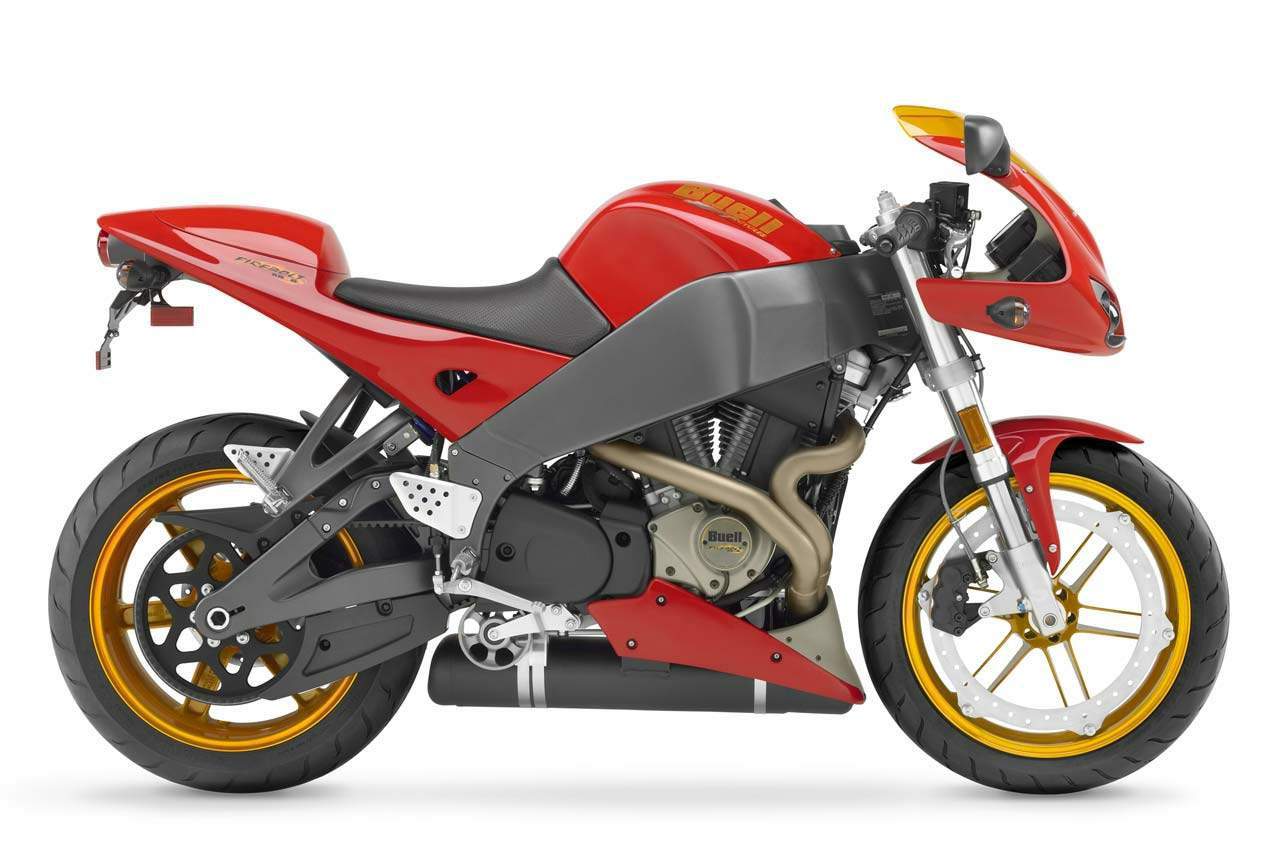 The Buell XB12R in red