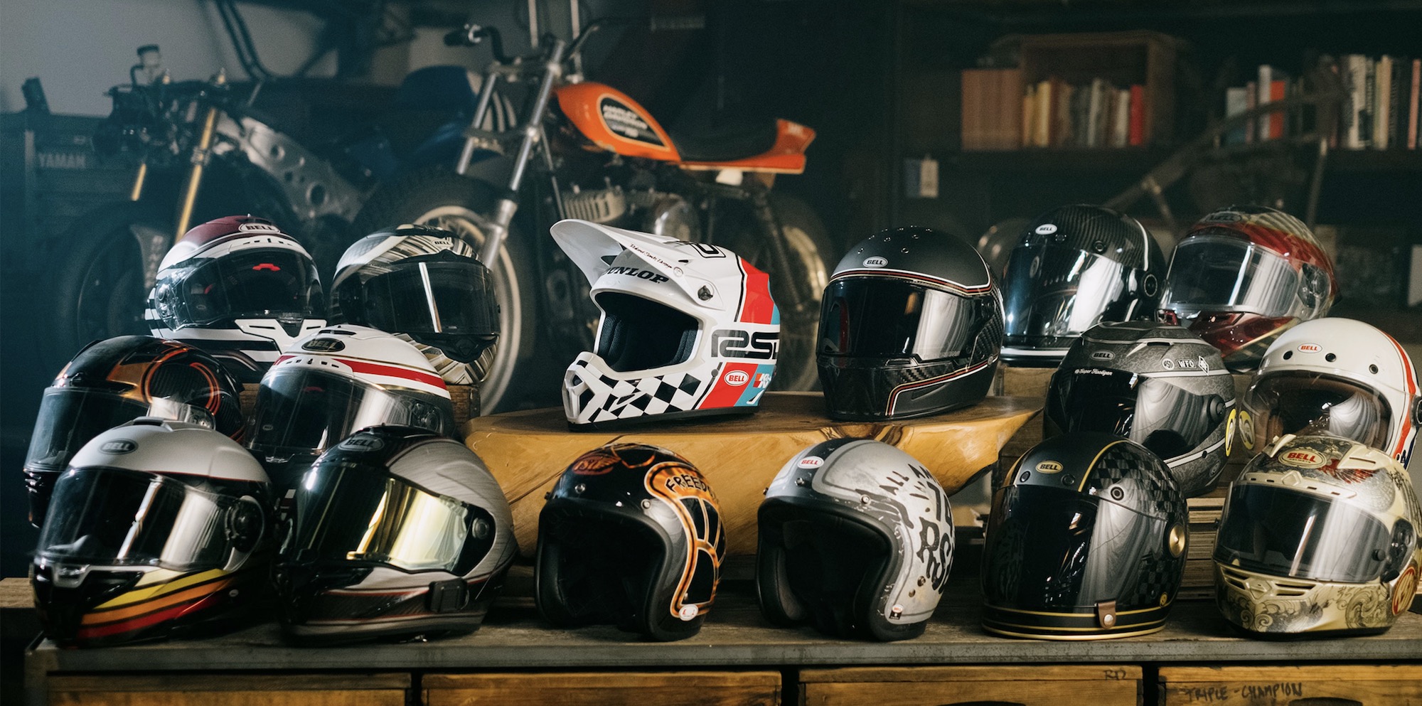 A view of the all-new graphics scheme for the MX-9 Mips Rally edition motorcycle helmet