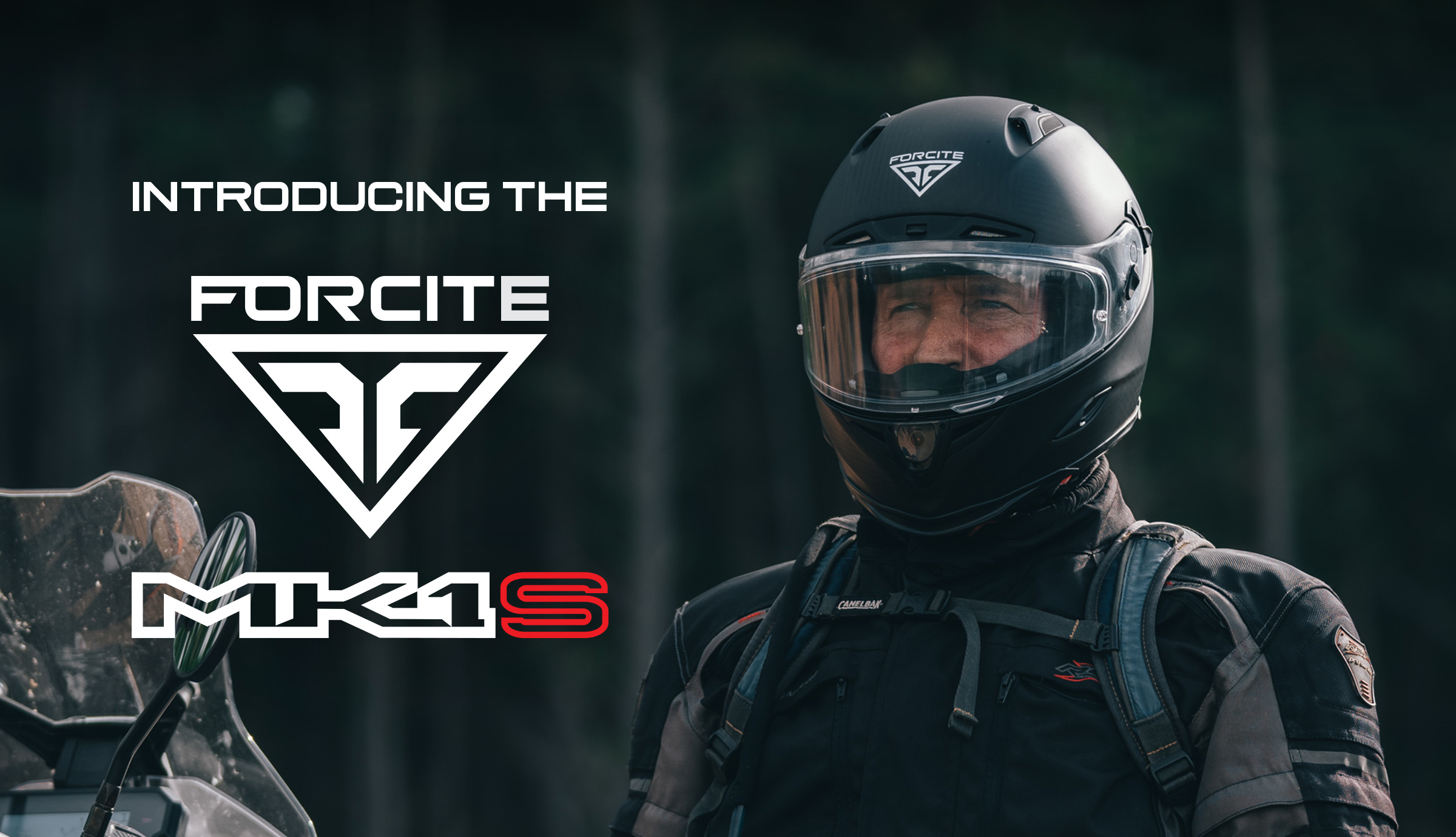 A view of the updated Forcite MK1S Smart Helmet
