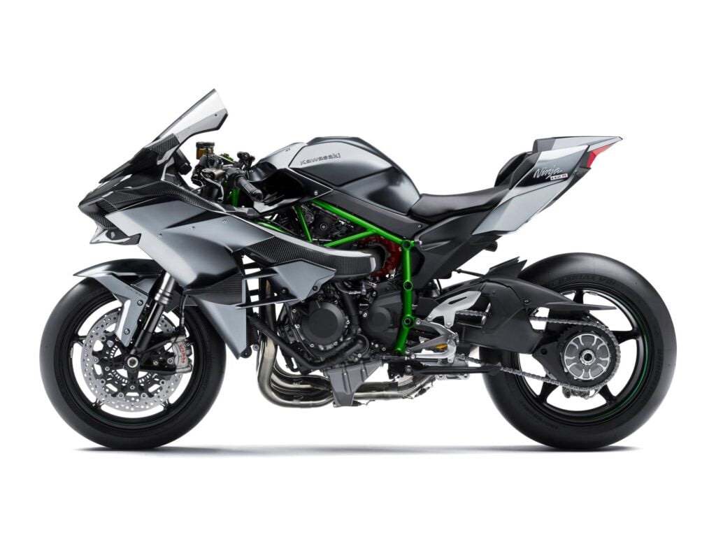 A Kawasaki H2 Superbike from 2014