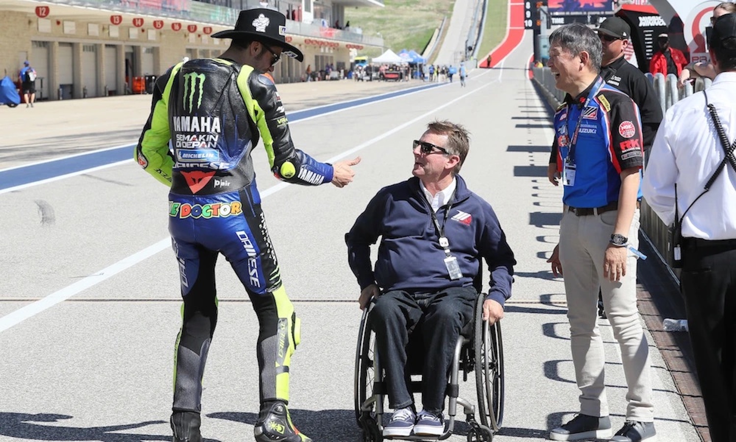 three-time 500cc world champion Wayne Rainey