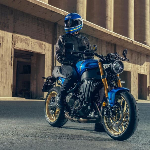 A view of a Yamaha XSR900, which will purportedly have an A2-compliant version for EU's crowds by September.