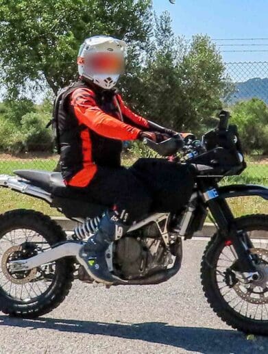 KTM Machines in the bid to figure out what the newest prototype from KTM is.