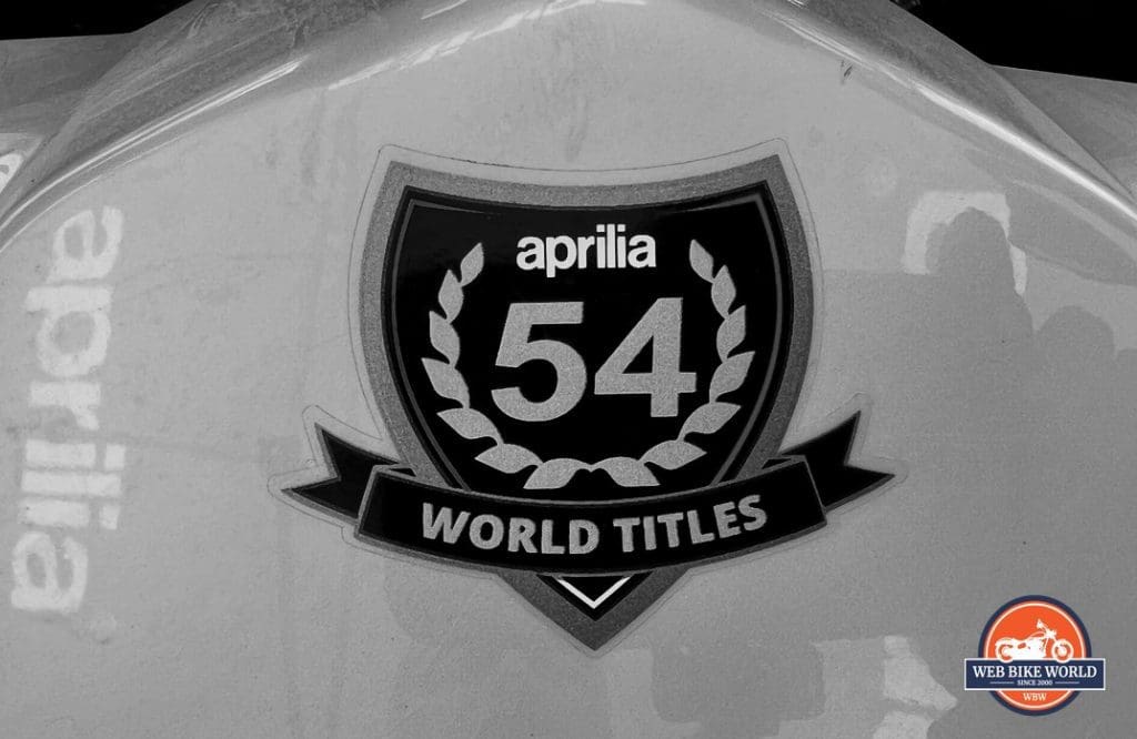 Aprilia 54 year decal