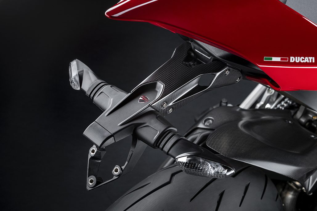 A view of the Ducati Performance Line for the new Streetfighter V2