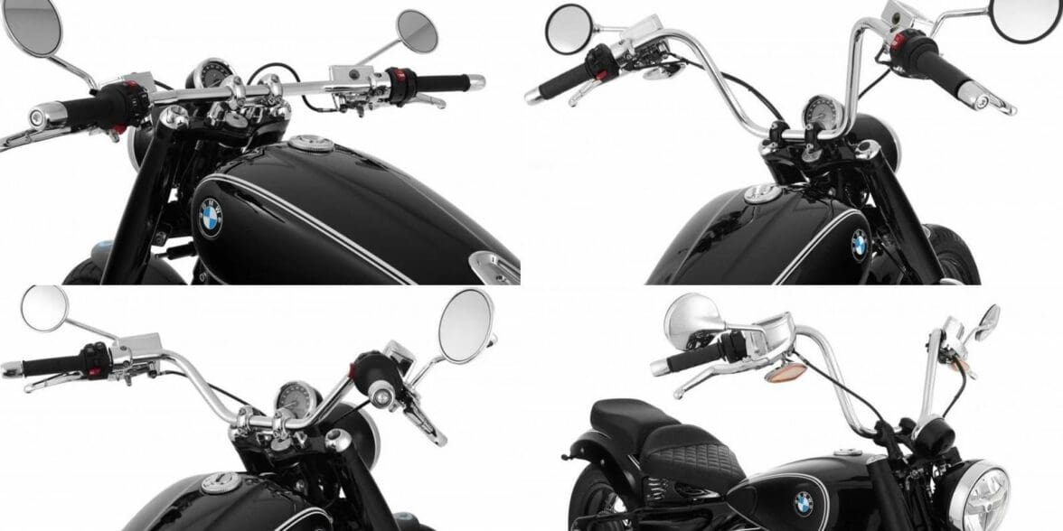 A view of the new handlebars available from Aunderlich America - a BMW supplier looking to also provide options for the R18