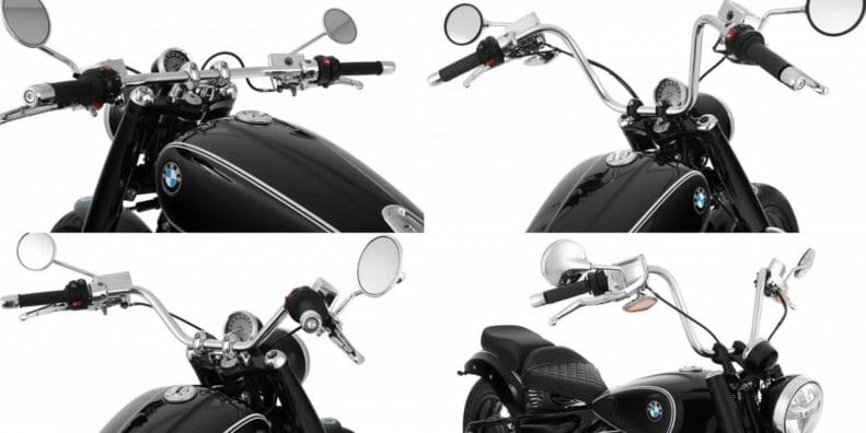 A view of the new handlebars available from Aunderlich America - a BMW supplier looking to also provide options for the R18