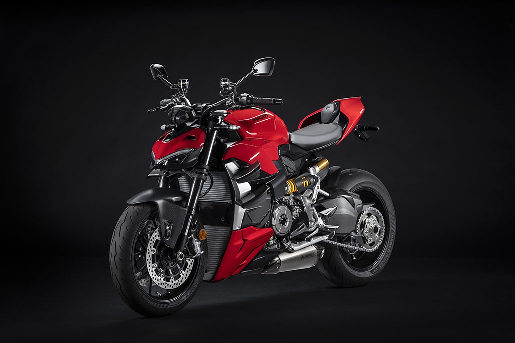 A view of the Ducati Performance Line for the new Streetfighter V2