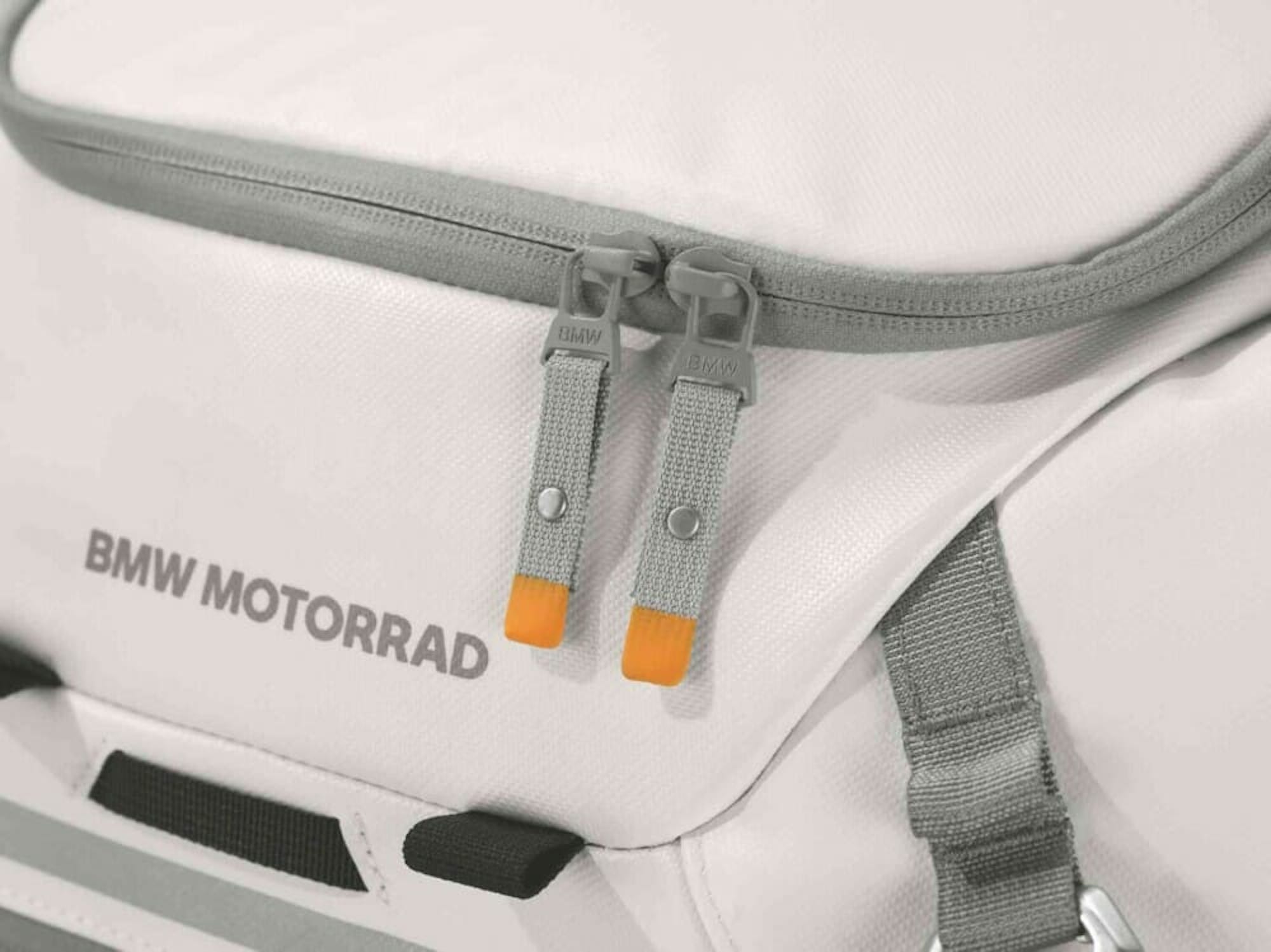 BMW's Urban Collection, featuring tank bags, backpacks and side/rear bags to spare.