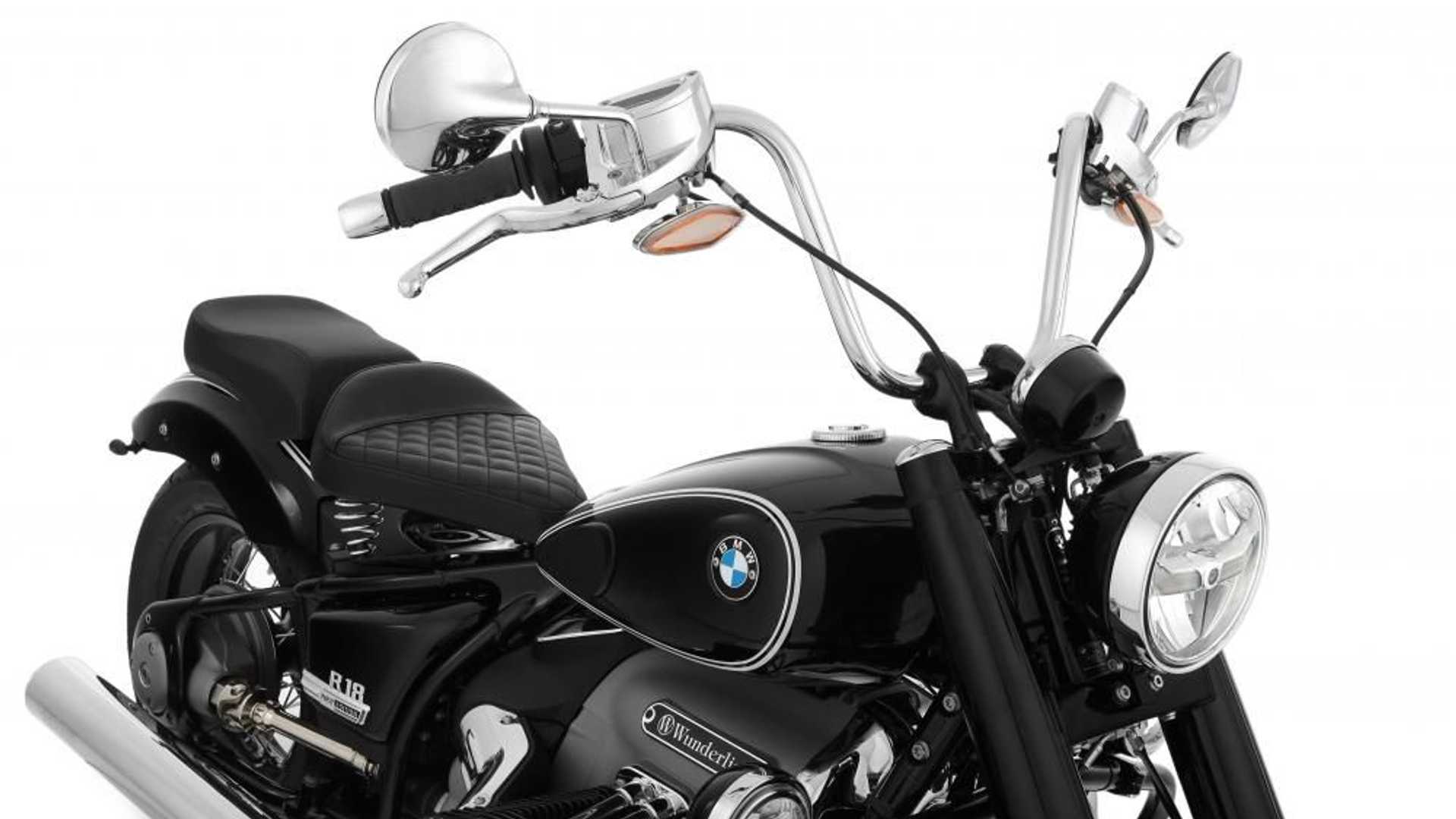 A view of the new handlebars available from Aunderlich America - a BMW supplier looking to also provide options for the R18