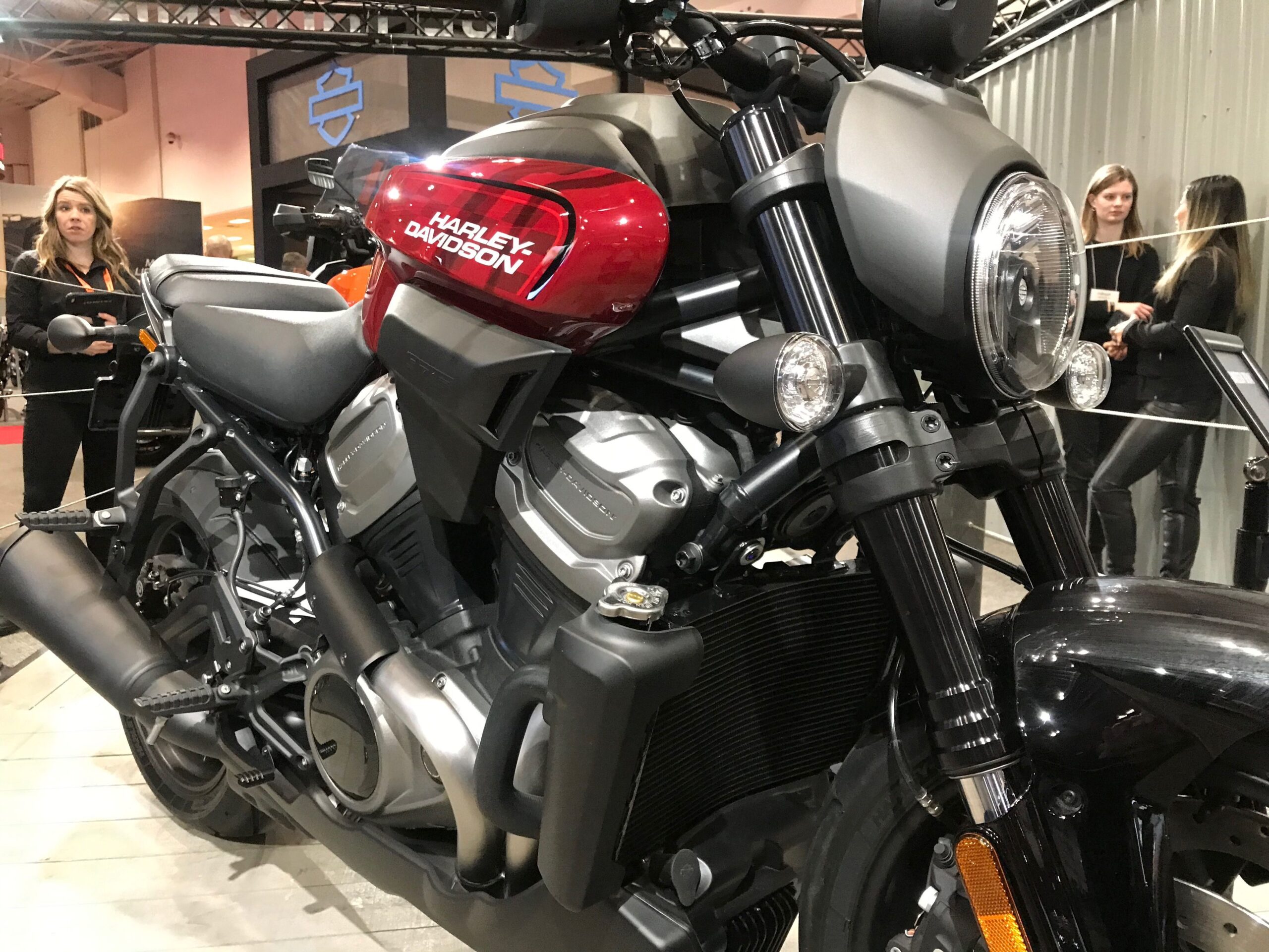 A view of the Harley-Davidson Bronx concept bike that was showed at the 2019 rendition of EICMA