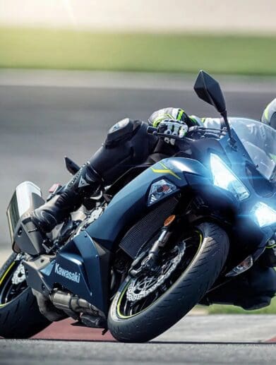 A view of the 2023 ZX-6R from Kawasaki