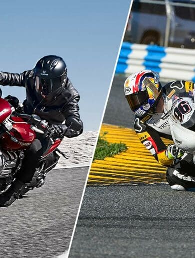 A view of Triumph machines in the celebration of Triumph's 120th