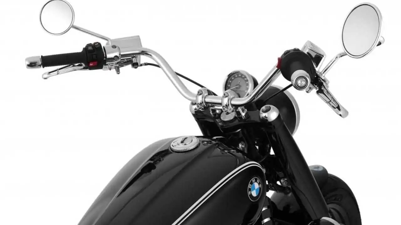 A view of the new handlebars available from Aunderlich America - a BMW supplier looking to also provide options for the R18