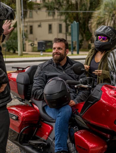 A view of the excursions underwent by Vincent and his crew on behalf of Indian Motorcycles' 'Epic Pursuits' video series, which promotes the fun that can be had on Indian's new bagger