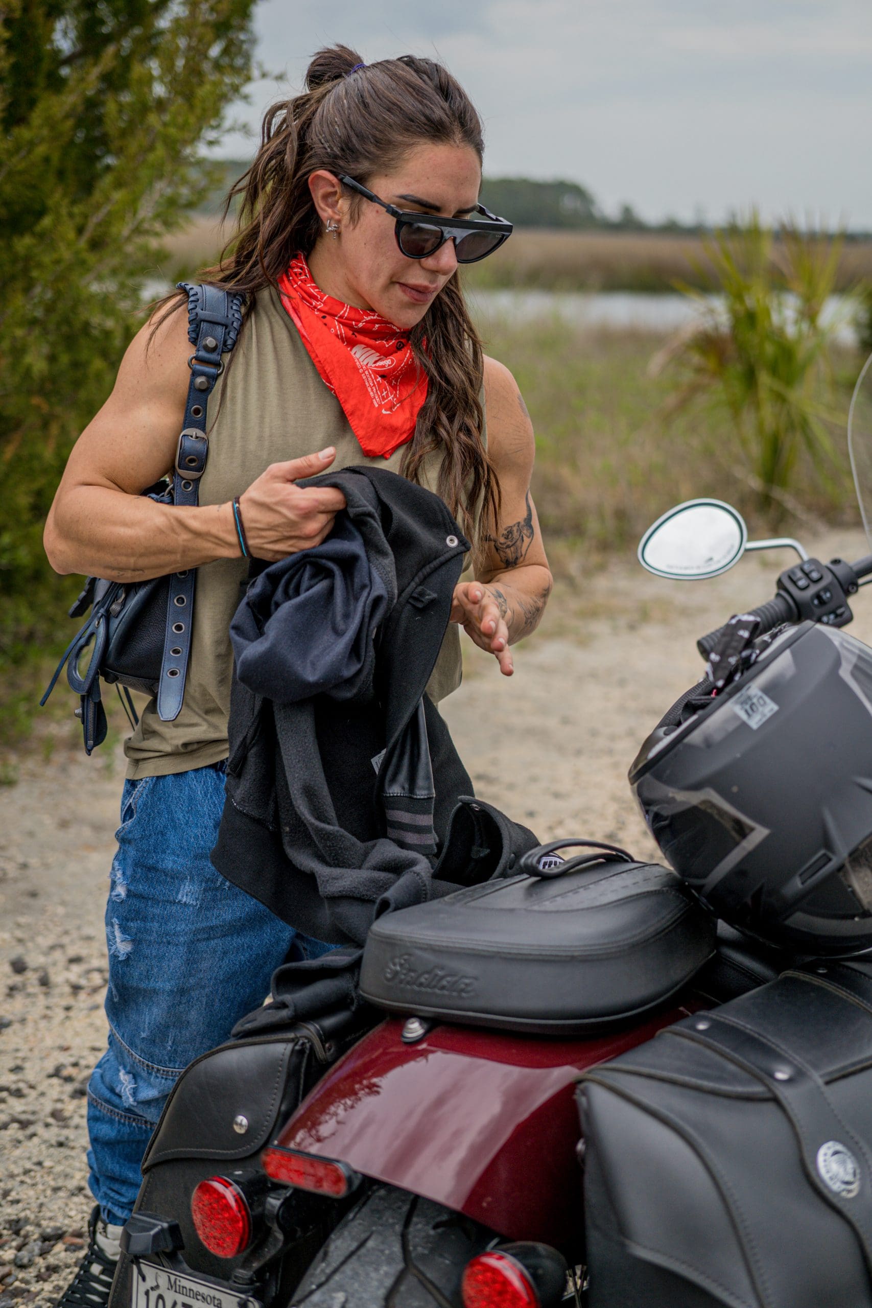 A view of the excursions underwent by Vincent and his crew on behalf of Indian Motorcycles' 'Epic Pursuits' video series, which promotes the fun that can be had on Indian's new bagger