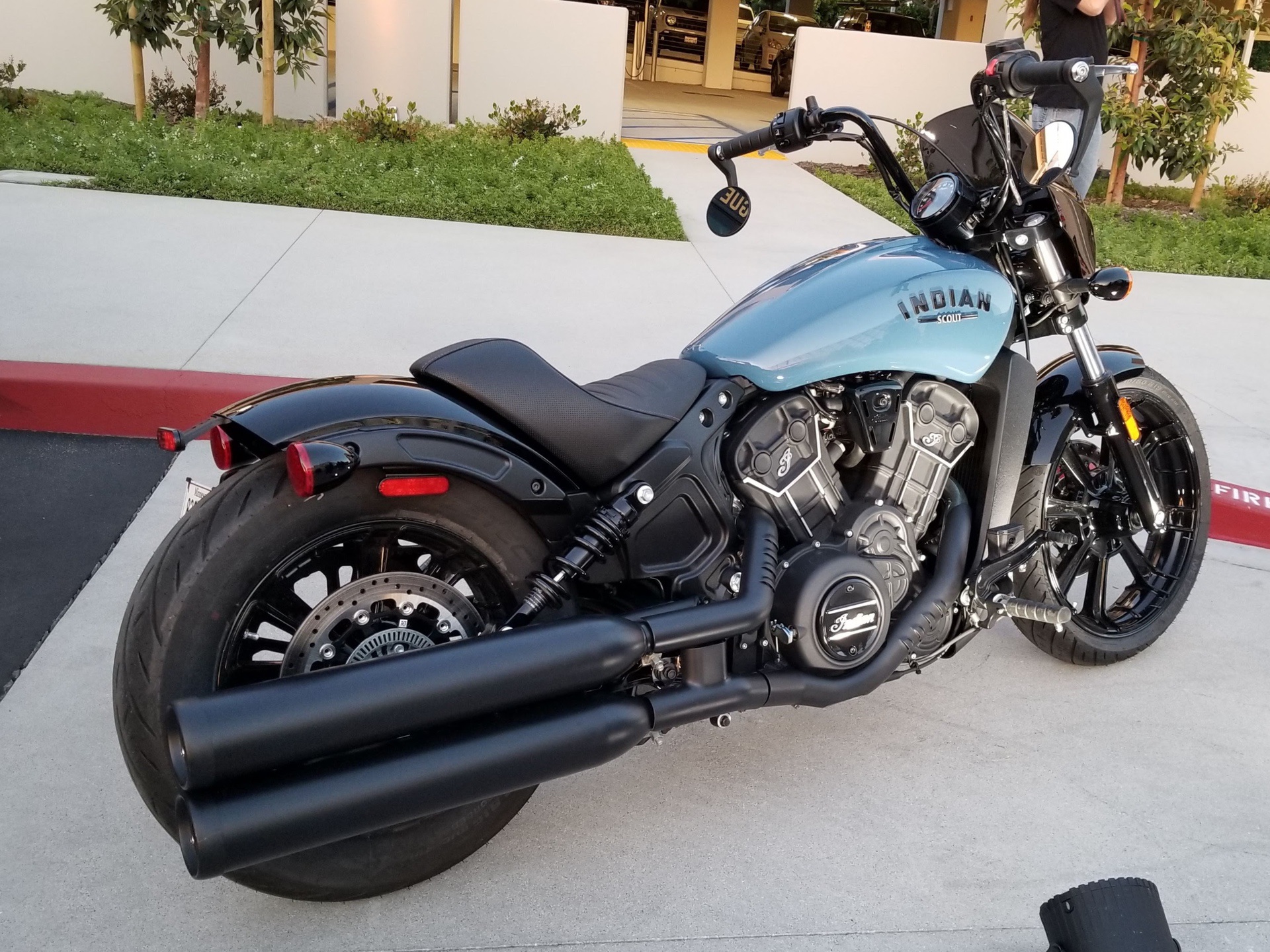 Indian Motorcycle Scout Rogue Storm Blue