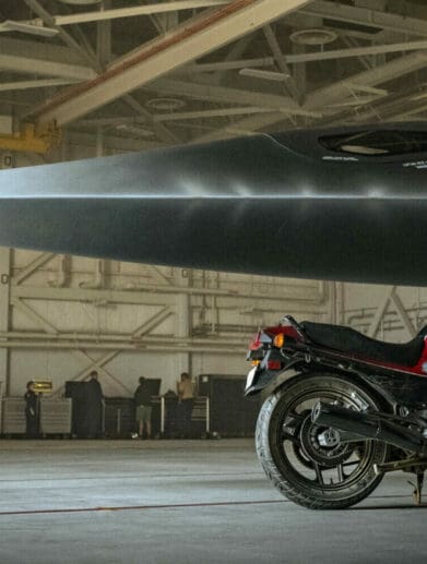 A view of the machines and characters used for TopGun's recent flick, Top Gun: Maverick