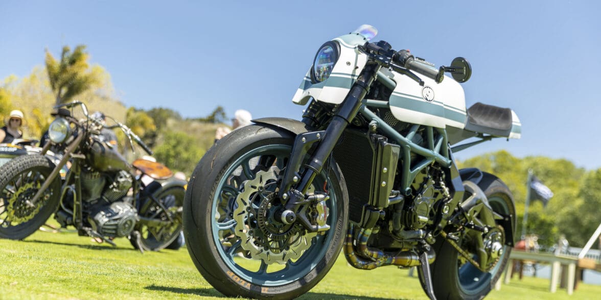 A view the bikes present at The Quail Gathering. Photo courtesy of The Quail Gathering.