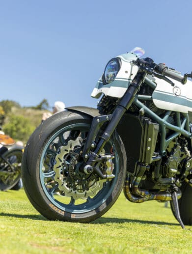 A view the bikes present at The Quail Gathering. Photo courtesy of The Quail Gathering.
