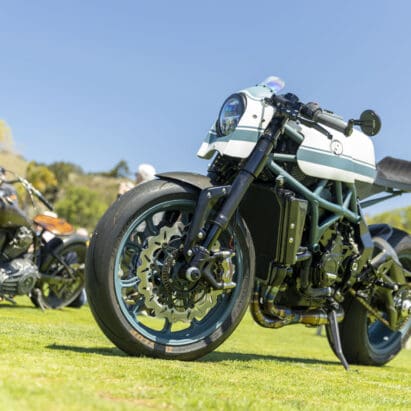 A view the bikes present at The Quail Gathering. Photo courtesy of The Quail Gathering.