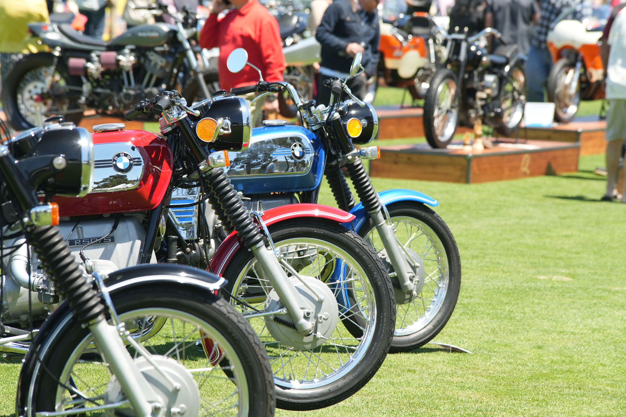 A view the bikes present at The Quail Gathering. Photo courtesy of The Quail Gathering.