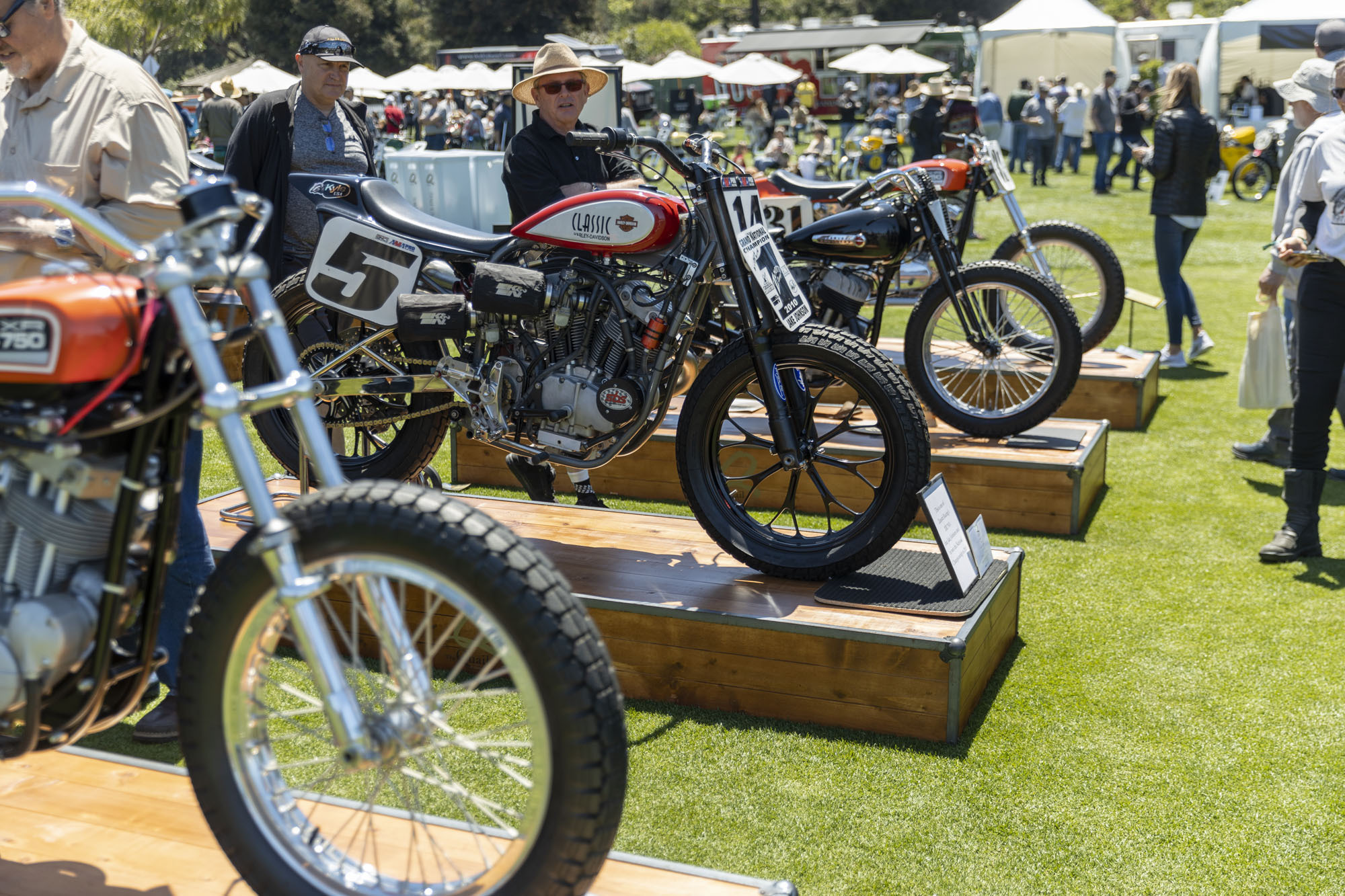 A view the bikes present at The Quail Gathering. Photo courtesy of The Quail Gathering.