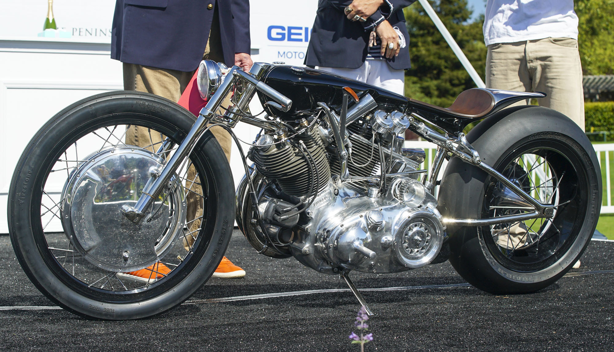 A view the bikes present at The Quail Gathering. Photo courtesy of The Quail Gathering.