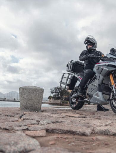Energica's new Experia - a new electric adventure tourer boasting around 420km of range.