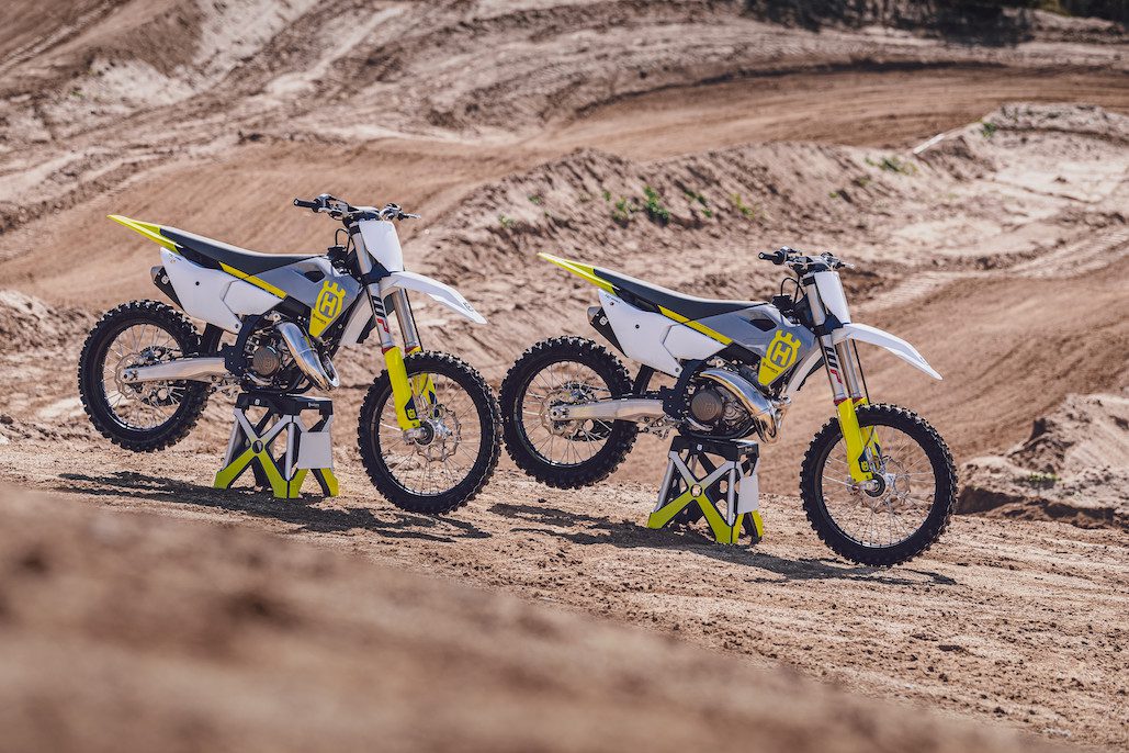 A view of the new motocross lineup for 2023 from Husqvarna. Photos courtesy of Superbike News.