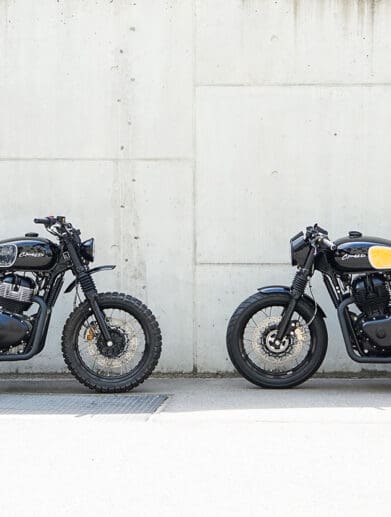 the RoyalSERIES kits from Crooked Motorcycles. Photo courtesy of BikeEXIF.