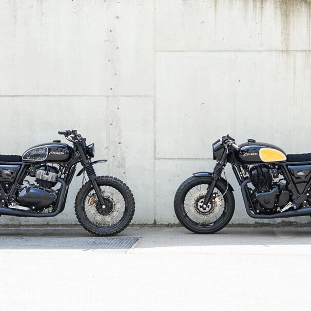 the RoyalSERIES kits from Crooked Motorcycles. Photo courtesy of BikeEXIF.