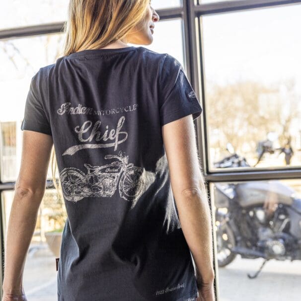 Indian's refreshed Milestone Apparel Collection, featuring key 'milestone' pieces of history from the brand's legacy. Media sourced from Indian Motorcycles' press release.